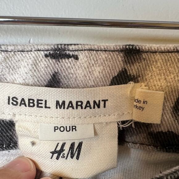 Isabel Marant pour H&M Patterned Black and White Jeans Size 6 - Picture 5 of 8